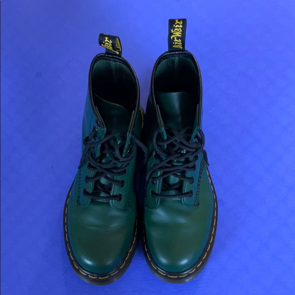 Emerald Green Dr. Martens air cushion soles size 6